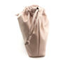 Preview: Clutch Leder Mag rosa mit Knoten, side